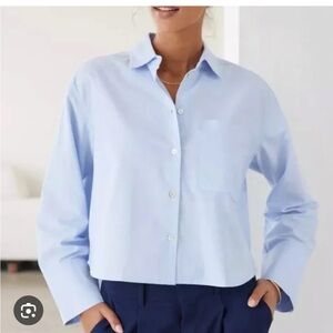 NWT AYR the short story cotton button up.